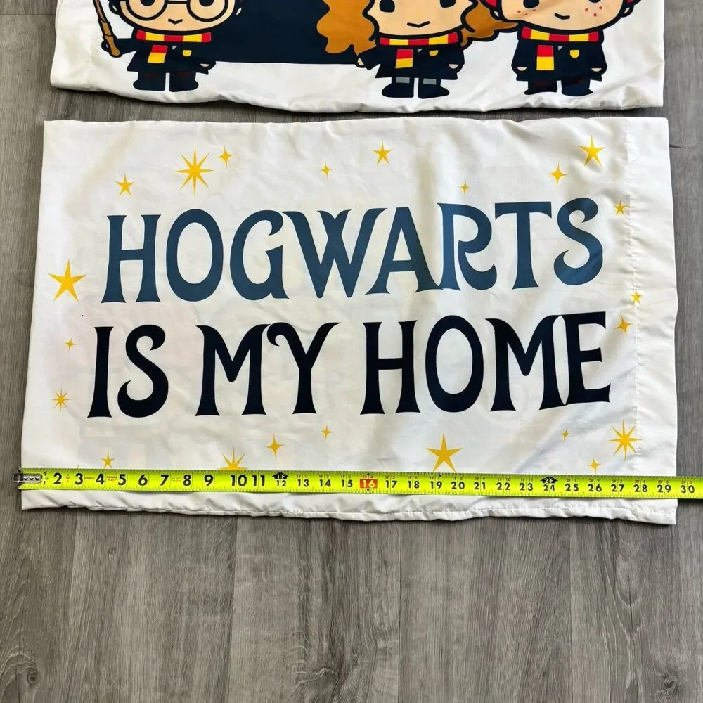 Harry Potter Pillow Cases Hogworts Is My Home Lot of 2 Standard Size 30